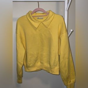 Zara Yellow sweatshirt 💛